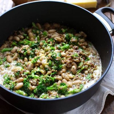 A picture of 30 Minute Healthy Broccoli Cheese Rice