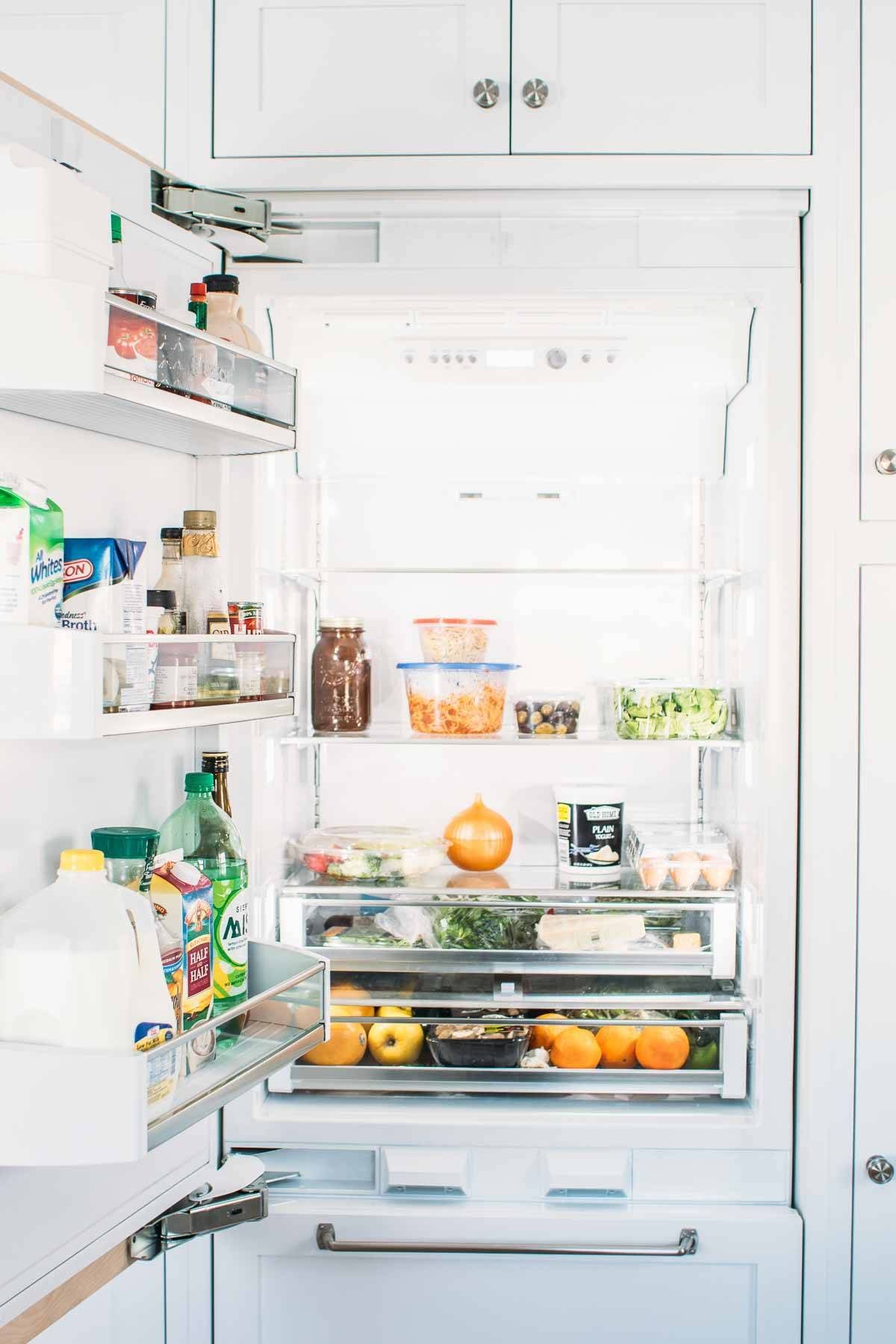 Kitchen fridge.